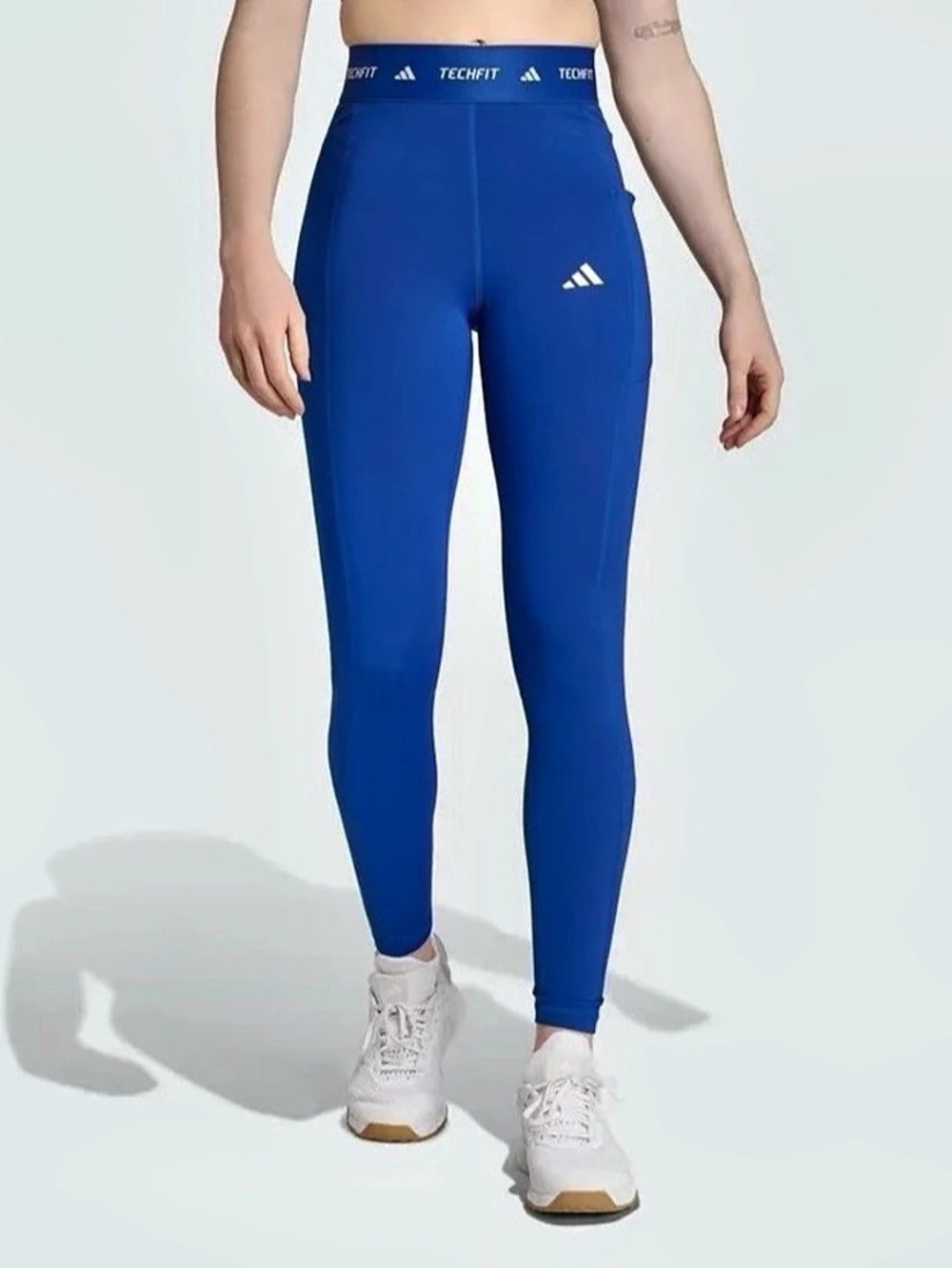 Adidas Techfit Leggings in Blue